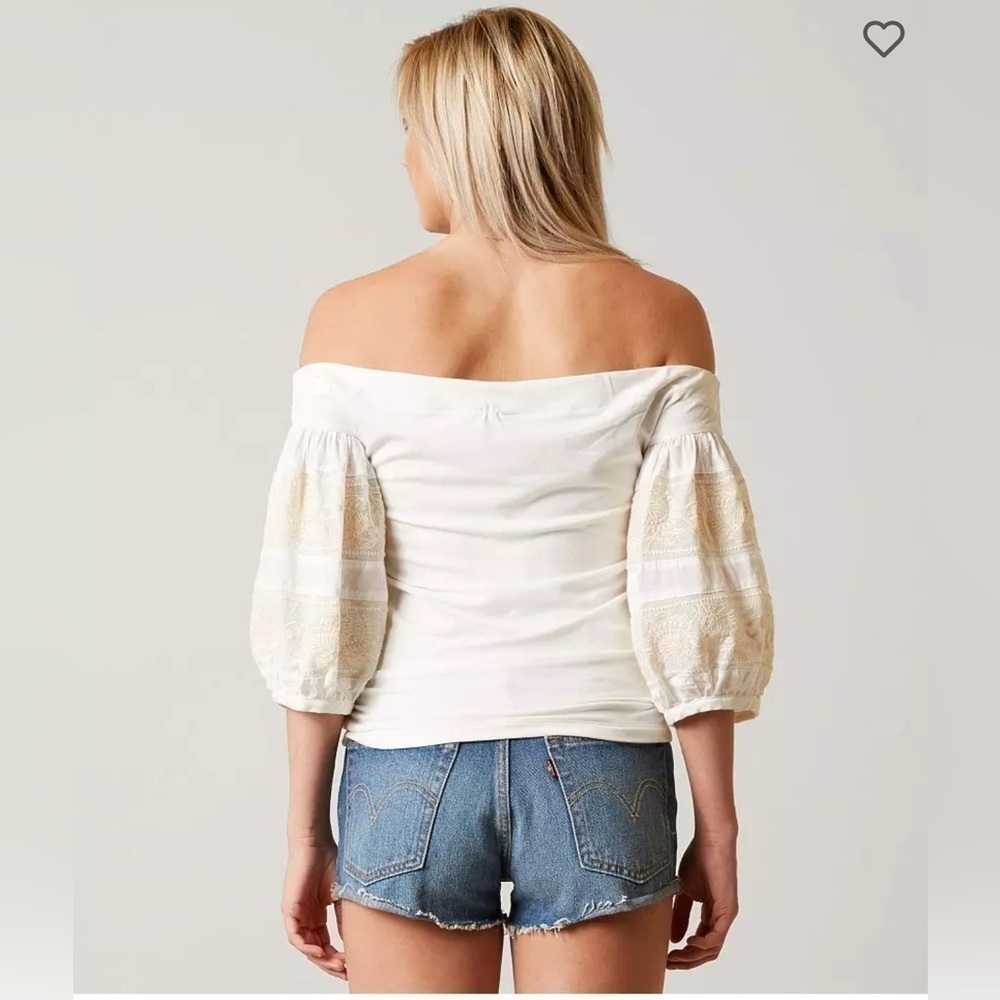 Free People Rock With It Top In Ivory Women Size XS - Picture 2 of 10